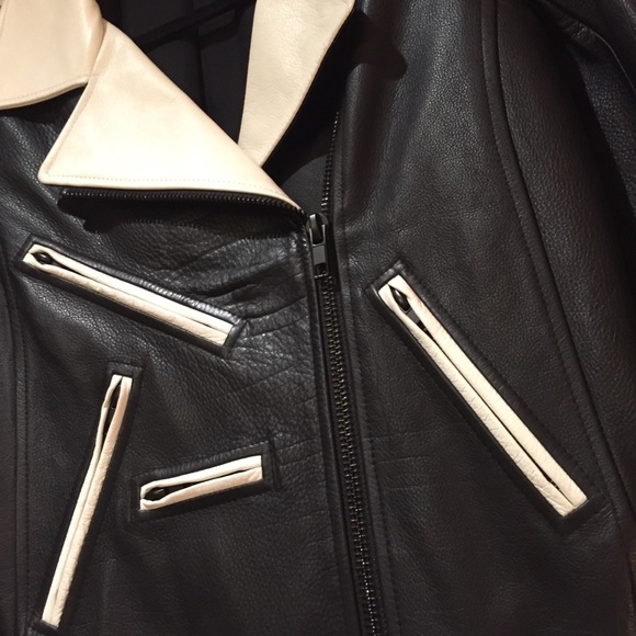 NEW A.L.C. LEATHER JACKET - Picture 3 of 5